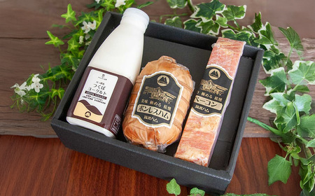 筑波ハム ばらセット（ボンレスハム400g/ベーコン230g/つくばヨーグルト500ml）