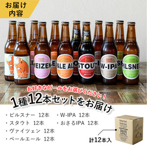箕面ビールのW-IPAセット(1種12本・各330ml) クラフトビール 地ビール ご当地ビール 飲み比べ 家飲み おうち飲み お試し プレゼント 金賞 銘柄 W-IPA 【m01-10-I】【箕面ビール】