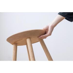 【浜本工芸】オーク無垢　7503スツール　ダイニングテーブル用