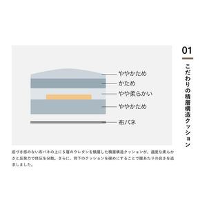 【浜本工芸】木肘ソファ３P　オーク無垢　置きクッション　S-8258