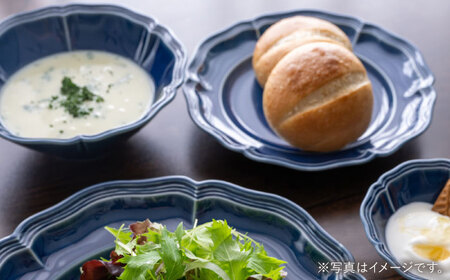 【波佐見焼】ombre de fleur プレートM アズール 2枚セット 食器 皿【翔芳窯】[FE371]