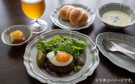 【波佐見焼】ombre de fleur 8点フルセット ロイヤルグレー 食器 皿【翔芳窯】[FE405]