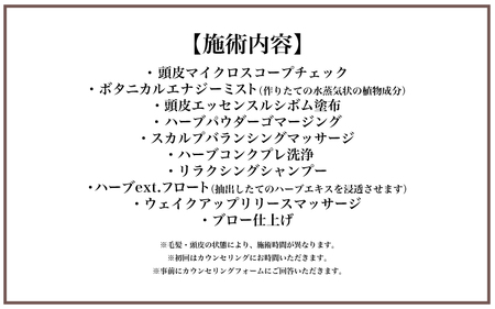 パーソナル頭皮コンディショニングケア 