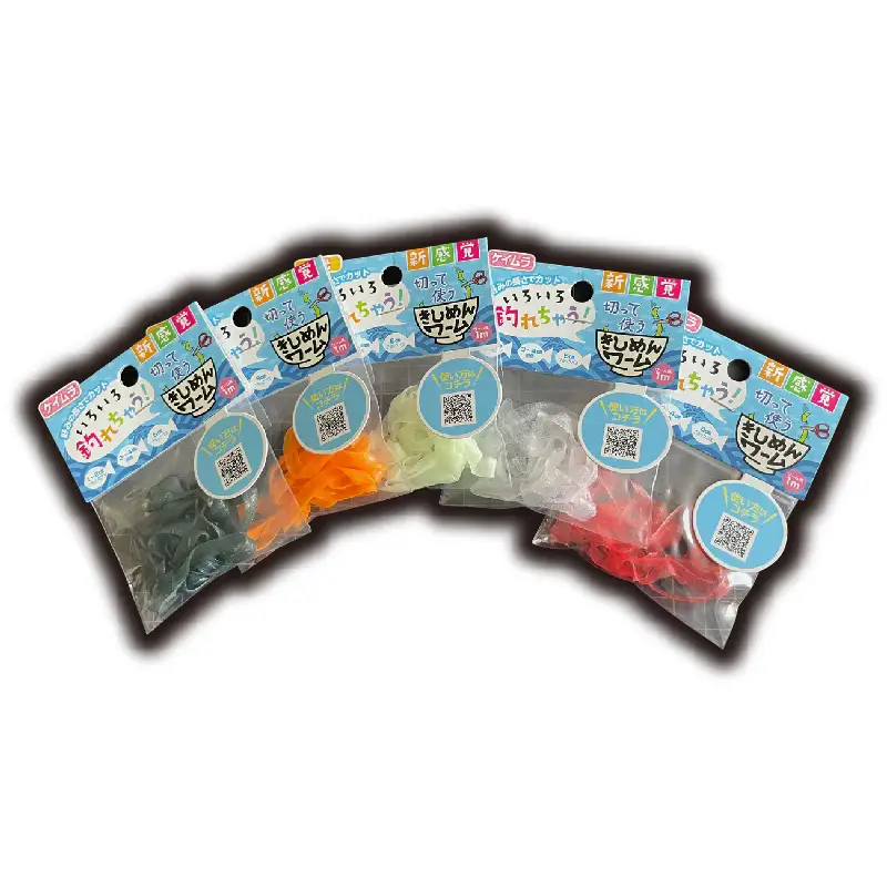 きしめんワーム　5色セット