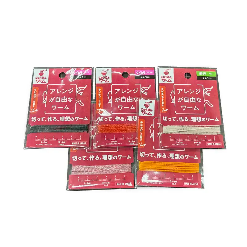 にゅうめんワーム　5色セット