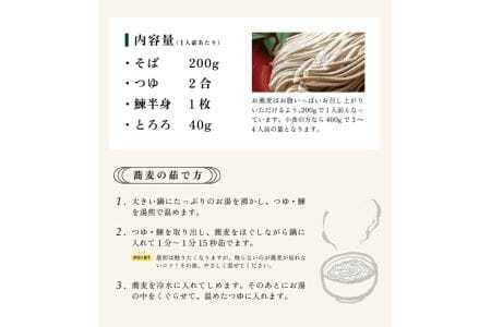 白雲とろろ鰊そば 4人前 そば つゆ 鰊 とろろ付入り 冷凍便 ※離島発送不可 蕎麦 にしん 山芋 細麵 東北 山形県 遊佐町 ゆざ 蕎麦屋たちかわ製麺所 [993]