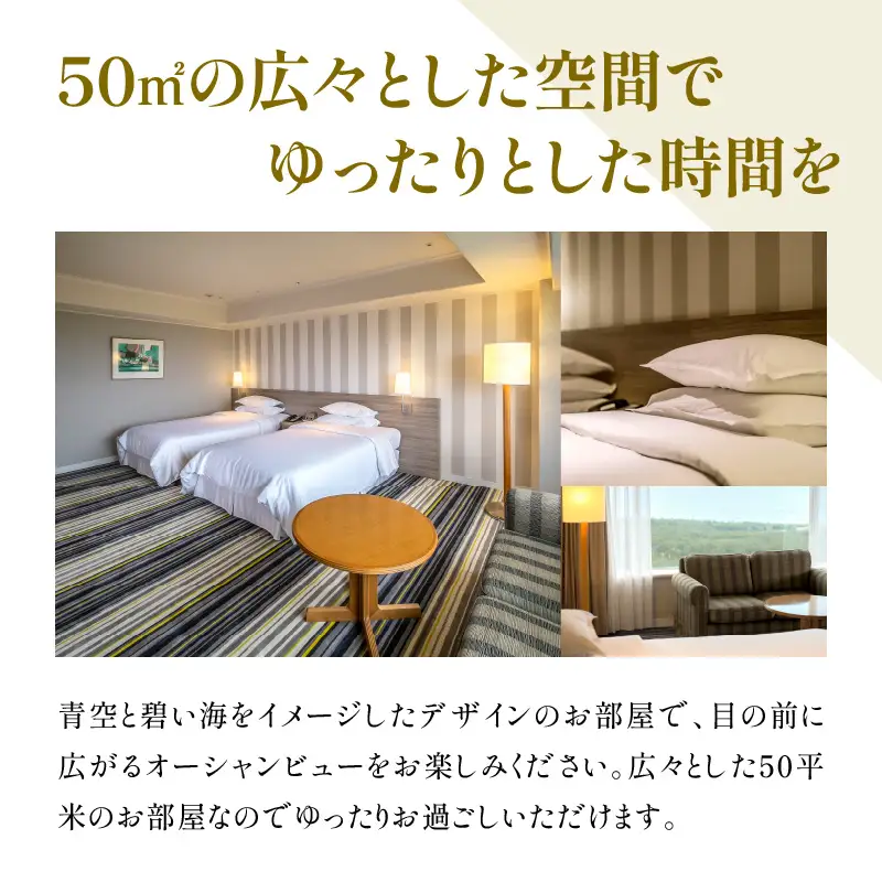 《2026年7月発券》【1泊お食事なし】ペア宿泊券　スタンダードツイン(50平方メートル) ホテル 温泉 観光