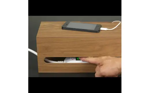 Bosk バスク ケーブルボックス Lブラウン タツクラフト 【Tk12】【ttcf922-kb-br】