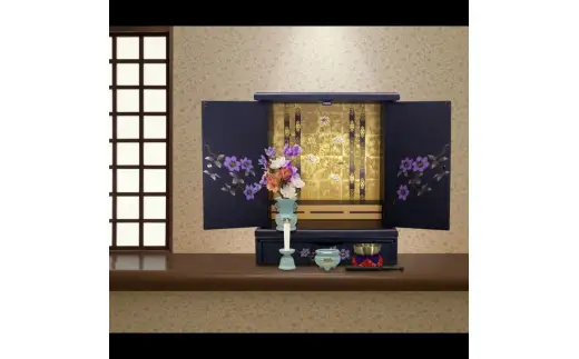 タツクラフト 紀州塗り ミニ仏壇 小 鉄仙 【Tk239】【ttcf922-butu-ssen】