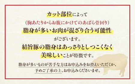 結旨豚 バラスライス 500g 冷凍真空パック | 肉 お肉 豚肉 国産 鍋 お鍋 白川郷 岐阜県 白川村 ブランド豚 人気 おすすめ ギフト 8000円 飛騨高山ミート [MS003]