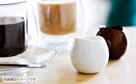 【美濃焼】ころんとミルクピッチャー 小 ホワイト 5個セット【Primitive陶舎花＊花】 カフェ コーヒー 紅茶[MFZ052]