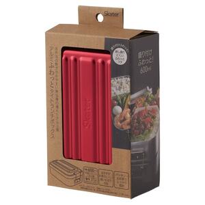 お弁当箱 ランチボックス 「アルミふわっとランチボックス」 600ml レッド アルミお弁当箱 アルミ製弁当箱 オシャレお弁当箱 おしゃれお弁当箱 シンプルお弁当箱 【スケーター株式会社】 451461 9-031