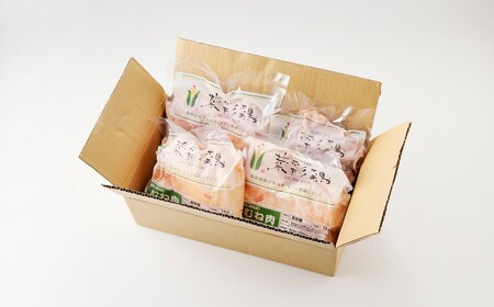 定期便【12回】菜彩鶏 鶏肉 ももむね計4kg  鶏肉定期便
