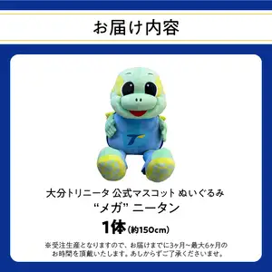 大分トリニータ公式マスコットぬいぐるみ「“メガ”ニータン」 R09005