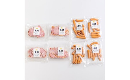 豚肉 ハム・ソーセージ食べ比べ 1.6kg | 携帯の電波も届かない環境で育った旨みたっぷりのハイポー豚 ハム ソーセージ 食べ比べ 豚 肉 お肉 ※配送不可:離島