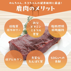 ペット用延岡産鹿肉ジャーキーと鹿肉ふりかけ N0198-YA2243