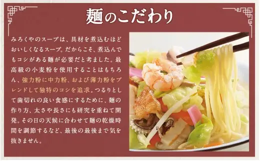 みろくや 長崎ちゃんぽん 40食分 詰合せ ちゃんぽん チャンポン 麺 スープ 太麺  半生麺 セット 国産