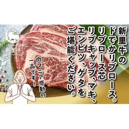 石垣島産 黒毛和牛 新里牛 どデカリブロースステーキ（不定貫200～300g×2）合計500g以上　 SZ-33