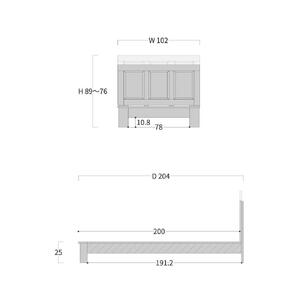 旭川家具 山室家具製作所 民芸家具 北の匠 No.13 シングルベッド_04711