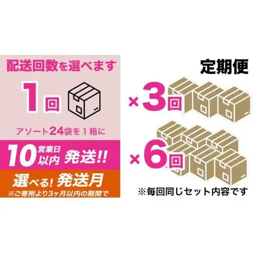 【 6ヶ月 連続 定期便 】 カルビー 湖池屋 人気 24種 詰め合わせ お楽しみ 24袋 スナック菓子 セット