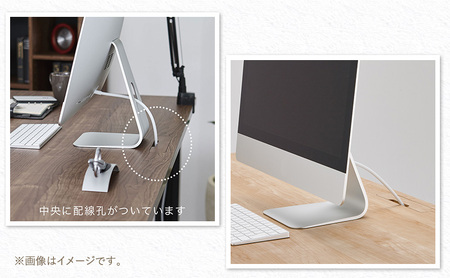Holis デスク DD-H120E/DB バルバーニ リモートワーク 在宅 テレワーク パソコンデスク 学習机 木目 ワークデスク 収納 書斎 静岡 袋井市
