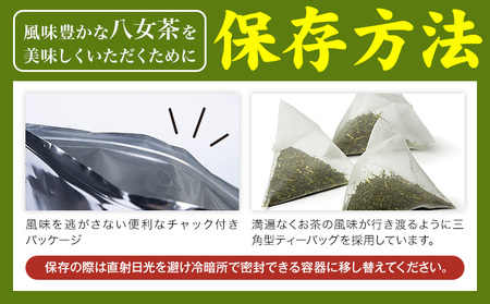 八女茶 ティーバッグ 200g 100パック 入り《30日以内に発送予定(土日祝日除く)》福岡県 小竹町 八女産 煎茶 日本茶 水出し 冷茶 送料無料