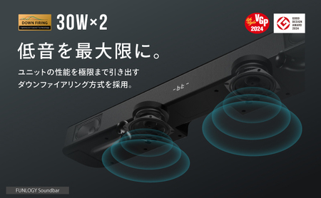 家電 プロジェクター、ホームシアター FUNLOGY ホームシアター Aセット プロジェクター サウンドバー 家庭用