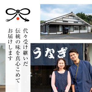 【0263709a】鹿児島県産東串良町のうなぎ白焼(2尾・計280g以上) うなぎ 高級 ウナギ 鰻 国産白焼き 鹿児島【うなぎ太郎】