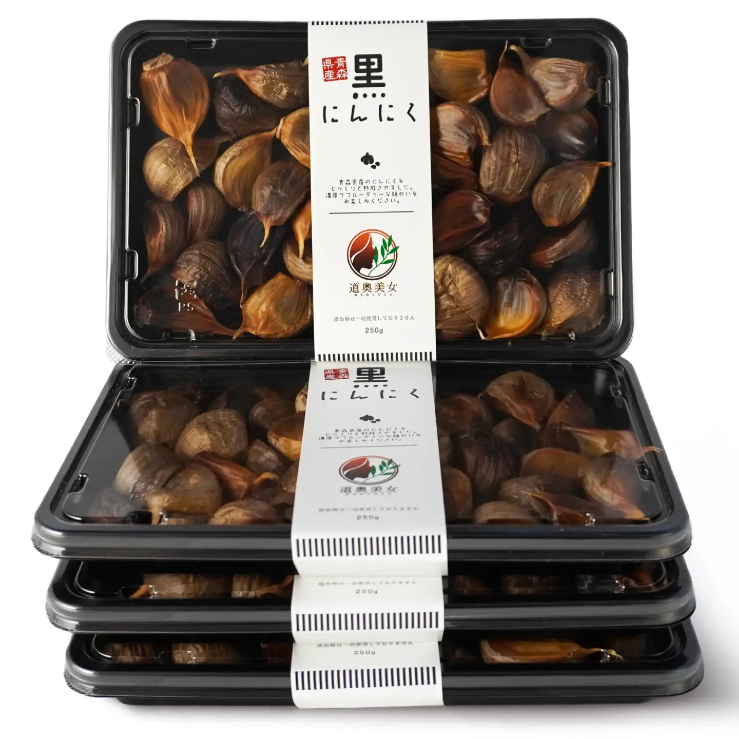 青森県産 黒にんにく バラ 1kg（250g×4）福地ホワイト6片　