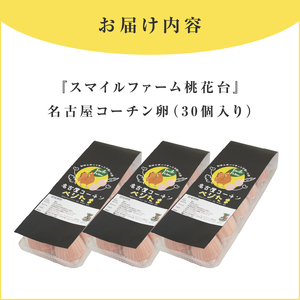 【医師監修】野菜を食べて育った平飼いの卵「名古屋コーチン ベジたま」（30個入り）[154T01]
