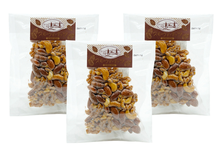 ナッツ 燻製 スモークドナッツ 60g 3袋 計180g [ゴトウくんせい 北海道 剣淵町 14656348]