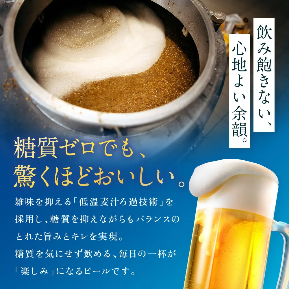 【定期便　6ヶ月間　毎月1ケース】キリン神戸工場産　一番搾り糖質ゼロ 500ml×24本 神戸市 お酒 ビール ギフト