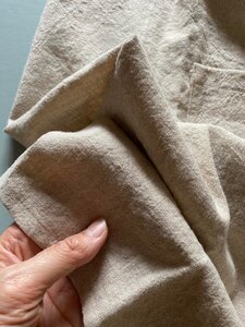 おとな丈エプロン Fu-ra 【カラー：生成り】エプロン 手作り ハンドメイド 30-084