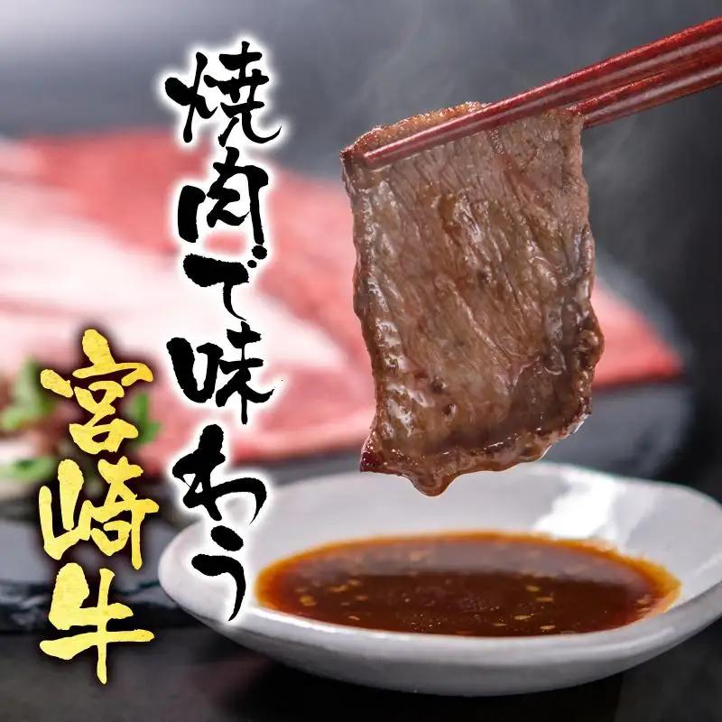 【定期便】宮崎牛 カルビ焼肉 3回定期便 小分け ブランド牛 A４～A5等級 内閣総理大臣賞4連覇＜58-9a＞Y
