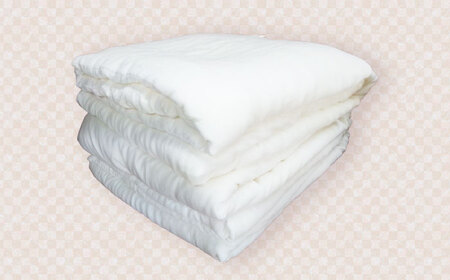 近江手引真綿布団 1.5kg シングル【赤色】[AQBN003] 掛け布団