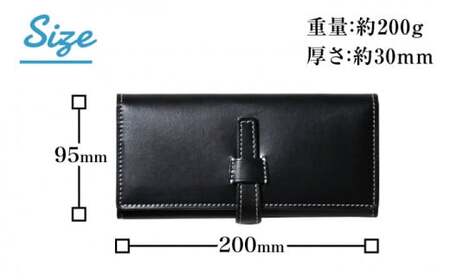 本革ベルト付き長財布 ルージュ[AQAY180] 長財布