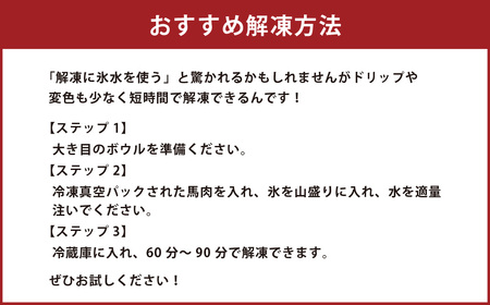 【熊本名物】赤身馬刺し300g 赤身 馬刺し 馬刺 馬肉 お肉 小分け 冷凍 熊本県 熊本市