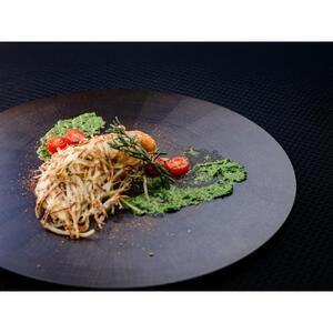 RAYS PLATE Round L 墨漆 ｜トレー プレート お皿 皿 食器 インテリア