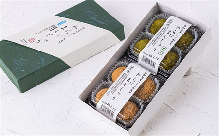工藤菓子店「わらびまんじゅう」抹茶・きなこ ×２箱