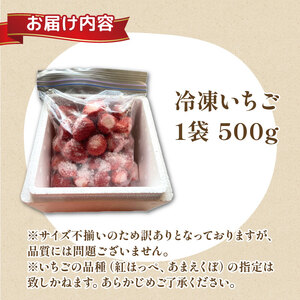 訳あり いちご 冷凍 苺 500g いちご