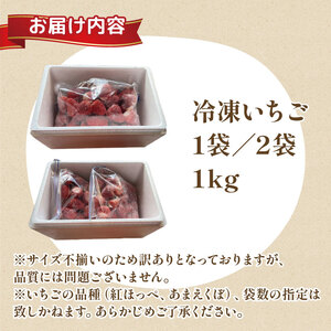 訳あり いちご 冷凍 苺 1kg いちご