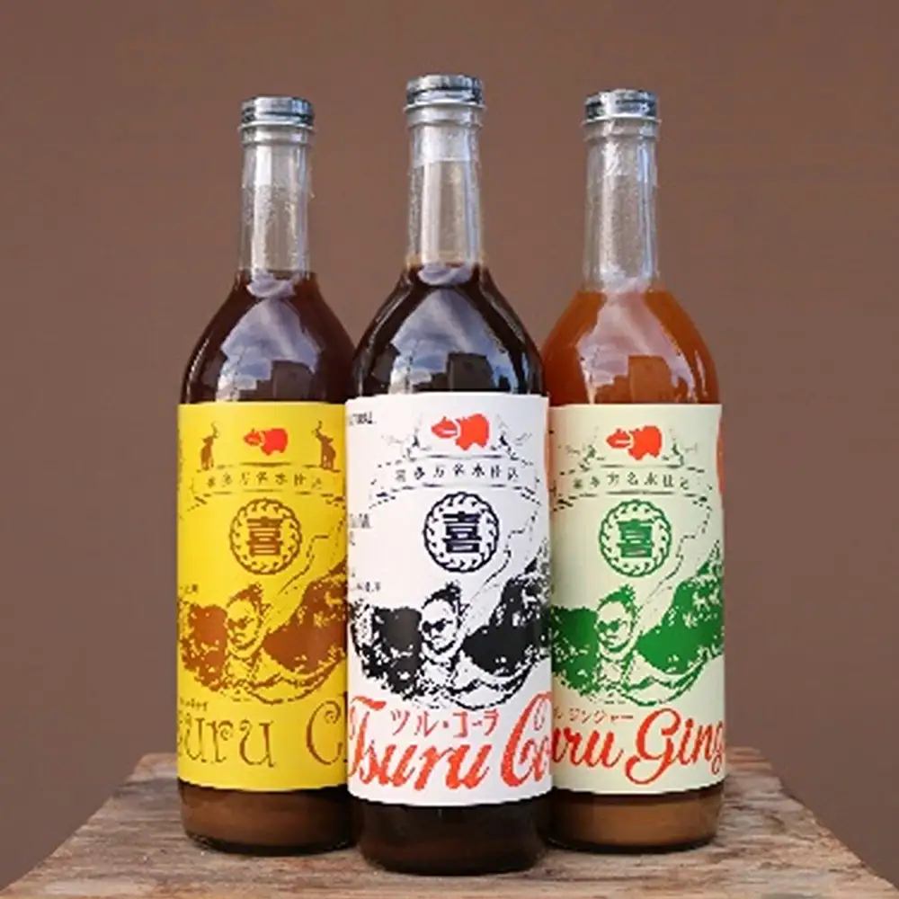 会津喜多方発クラフトシロップ ツル・シリーズ　720ml×3本セット　【07208-0506】