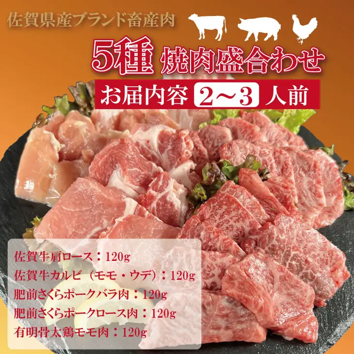 佐賀県産ブランド畜産肉（佐賀牛・肥前さくらポーク・有明骨太鶏）焼肉 盛合わせセット（600g） ブランド牛 人気 ランキング 高評価 牛肉 国産 佐賀県産 黒毛和牛 牛 佐賀 小城市 有明・潮風ファーム B140-041
