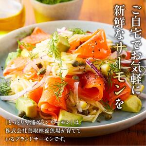 【数量限定】スモークサーモン とっとり 琴浦 グラン サーモン 1kg（500g×2パック）