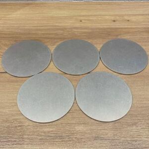 ステンレス製コースター 5枚セット｜野洲市 ステンレス製 コースター 5枚セット シンプル デザイン 耐久性 高品質 国産 インテリア キッチン雑貨 コーヒー ティータイム ギフト プレゼント お取り寄せ 通販 ふるさと納税 ｜