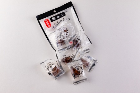 宝石らっきょう 黒みつ(個包装セット) 280g(70g×4袋)