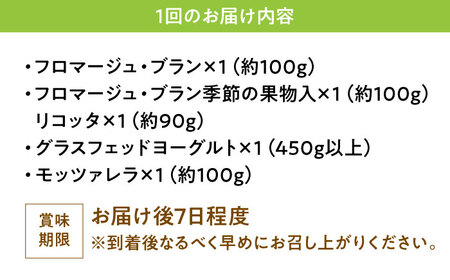【全2回定期便】チーズ・ヨーグルト5種セット [APAV010] チーズ ヨーグルト