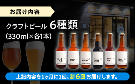 【全6回定期便】クラフトビール（地ビール）6種類[APCA005] ビール