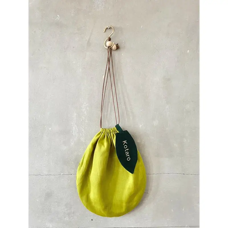 まんまるくだもの　なし巾着