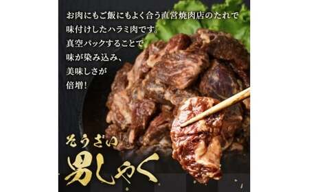 ハラミ 1kg (250g×4パック)  味付  牛肉 【ハラミ】【ho1468】